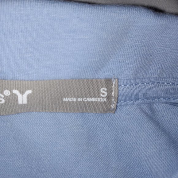 Short Sleeve Faux Button Up T-Shirt - Picture 4 of 5